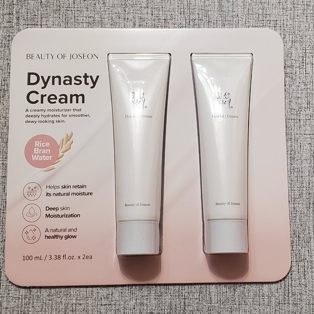 Beauty of Joseon Dynasty Cream, 3.38 fl oz 2-pack Skin Moisturizing Cream